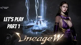 Lineage W - Gameplay Mage - Walkthrough Part 1 (English)