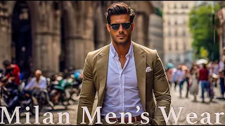 Italian Men Street Style & Ferrari Store