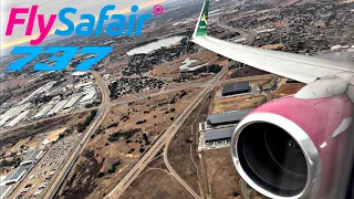 4K FlySafair 737-800 Economy Class 🇿🇦 Johannesburg JNB - Cape Town 🇿🇦 [FULL FLIGHT REPORT]