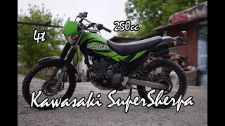 Стоит ли Super Sherpa своих денег? Обзор мотоцикла Kawasaki KL250G SuperSherpa