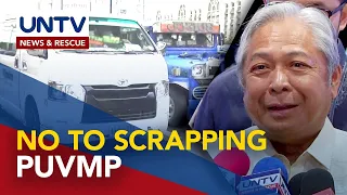 DOTr chief sees no reason to scrap PUVMP amid planned transport strike