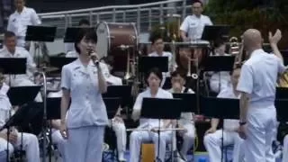 海上自衛隊東京音楽隊～栄オアシス演奏会 ランチタイムコンサート、リハーサルにおける三宅３曹