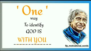 one Way To Identify God Is With You|| Dr Apj Abdul Kalam sir Quotes || Rp_motivational_words #apj