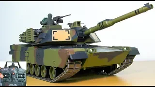 UNBOXING! RC SCALE MODEL RTR TANK ABRAMS M1A2 HENG LONG TORRO BB PRO-EDITION!