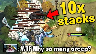 How I made Ancient Camp up to 10 Stacks with Techies?