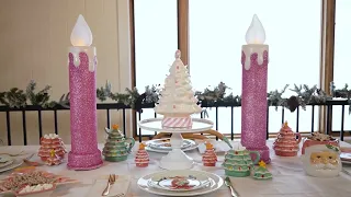 Mr. Christmas Pastel Tablescape