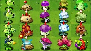 PvZ2 Discovery - Every Plants Evolution NOOB - PRO - HACKER - GOD.