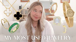 MY FAVORITE & MOST USED JEWELRY PIECES | CARTIER, ROLEX, VAN CLEEF & ARPELS, IDYL & MORE