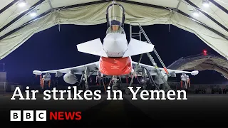 US launches more strikes against Houthis in Yemen | BBC News
