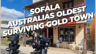 Sofala Australia's oldest surviving gold mining town on Harley-Davidsons