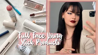 Full Face Using Stick Products 🤍 | Julia Adams