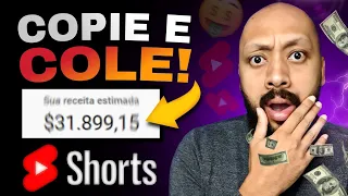 Copie e cole vídeos e ganhe $ 217 por dia (tutorial passo a passo sem fazer vídeos - YOUTUBE SHORTS)