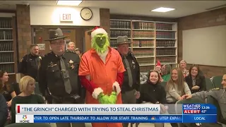 "The Grinch" charged with trying to steal Christmas