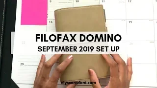 SEPTEMBER 2019 EVERYDAY CARRY PERSONAL PLANNER SET UP | FILOFAX SOFT DOMINO