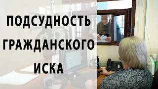 Как определить подсудность гражданского иска