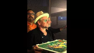 Bono playing the pizza guy - part 2