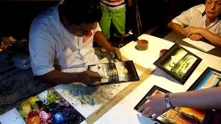 Mexican Artisan Finger Painting 2013