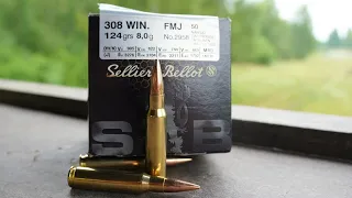 Sellier & Bellot 308 WIN 124gr FMJ Accuracy Test