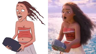 How Far I'll Go Drawing Meme | Moana Disney | Auli'i Cravalho