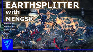 Mass EARTHSPLITTER strategy with MENGSK | StarCraft 2 Co-Op Missions