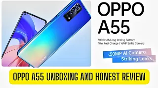 Oppo A55 Unboxing and Review | Oppo A55 Price and Specifications | Budget Mobile Phone under 15000