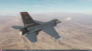 Бой Су-27 с Ф-16 Dogfight Su-27 vs F-16