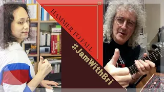 문용 & Brian May - Hammer To Fall (Queen) #JamWithBri