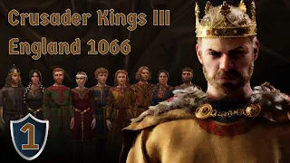 Let's Play Crusader Kings III - England 1066 - Episode 1