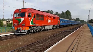 ТЭП70БС-206 с поездом №634Б Коммунары-Гродно.
