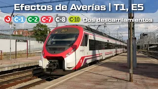 Tres descarrilamientos en 2 semanas, Atocha colapsa | Efectos de Averías