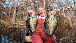 2 HOURS of Crappie CATCH and COOKS! --9 Days Slaying Slabs in a SWAMP!