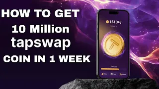 YADDA ZAKA SAMU 10 MILION TAPSWAP COIN A SATI 1