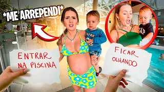 MEU BEBÊ DECIDIU MEU DIA NO RESORT! 🤩🤣