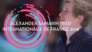 Alexander Samarin (RUS) | Men Short Program | Internationaux de France 2019 | #GPFigure