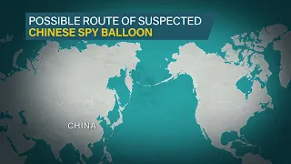 Defence officials say huge white balloon over Montana is surveillance balloon from China | 5 News