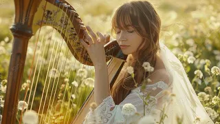 Most Relaxing Music 💕 50 Heavenly Healing Harp Instrumentals