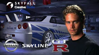 Skyfall Need For Speed: Carbon | Brian O´Conner´s SKYLINE GT-R  R34 | 2 Fast & 2 Furious Tribute