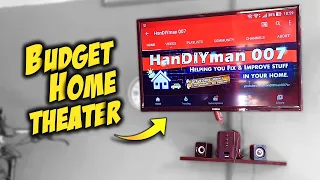 DIY Home Theater System in Garage for Just ₱7,000