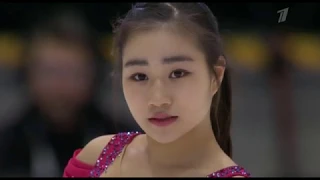 Mana Kawabe. World Junior Championships 2020 SP