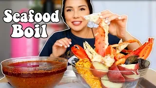 SEAFOOD BOIL (BLOVES SEAFOOD SAUCE) 먹방 MUKBANG