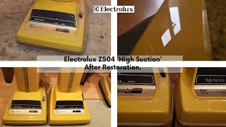 The 50p 1970's Electrolux Z504 Upright Vacuum Cleaner- After Restoration