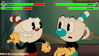 The Cuphead Show! (2022) Ribby & Croaks with healthbars