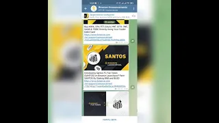 How to get Santos Fan token for free before listing