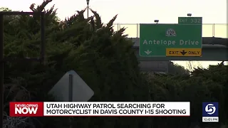 1 shot, injured by motorcyclist in possible road rage incident on I-15, troopers say