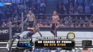 WWE SmackDown 4/16/10 Edge vs Chris Jericho vs Jack Swagger Part 1/3