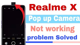 Realme x pop up Camera not 🚫 working |How to fix pop up Camera 📸
