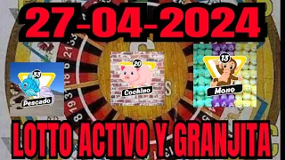 SUPER DATOS PARA🌹LOTTO ACTIVO y GRANJITA 27/04/2024#lottoactivo#lagranjita#datosparahoy#datosdehoy