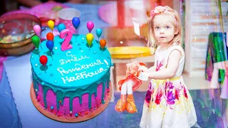 Nastya and her Birthday Party for 2 years