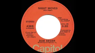 1977 HITS ARCHIVE: Night Moves - Bob Seger (stereo 45 single version)