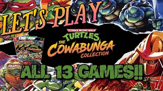 Let's Play- All 13 Games That Come In The Cowabunga Collection